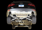 AWE Touring Edition Exhaust for B8.5 Allroad - Dual Outlet, Chrome Silver Tips - Mounted
